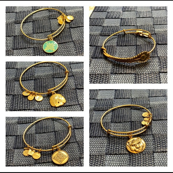 Alex and Ani Jewelry - FIVE Alex and Ani Bangles